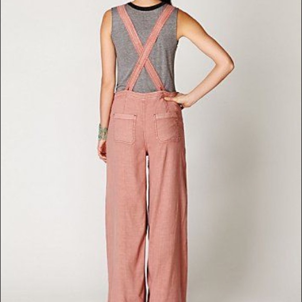 Free People Farrah Overalls Rare 🏝 - Picture 5 of 5